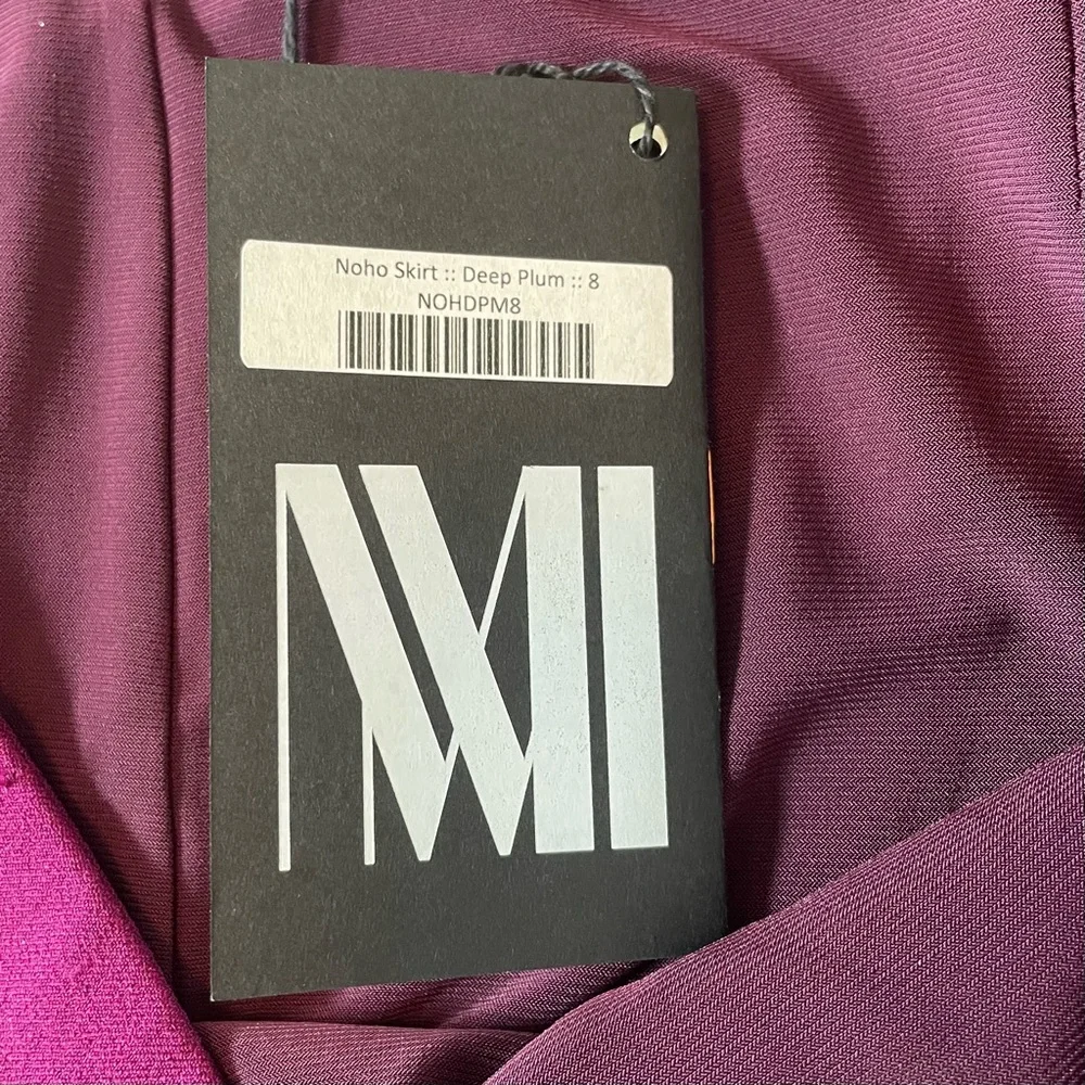NWT MM Lafleur Noho Skirt Women’s 8 Deep Plum Purple Straight Pencil Corporate - Picture 14 of 15